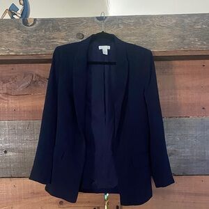 Elegant dark navy blue Women's Blazer